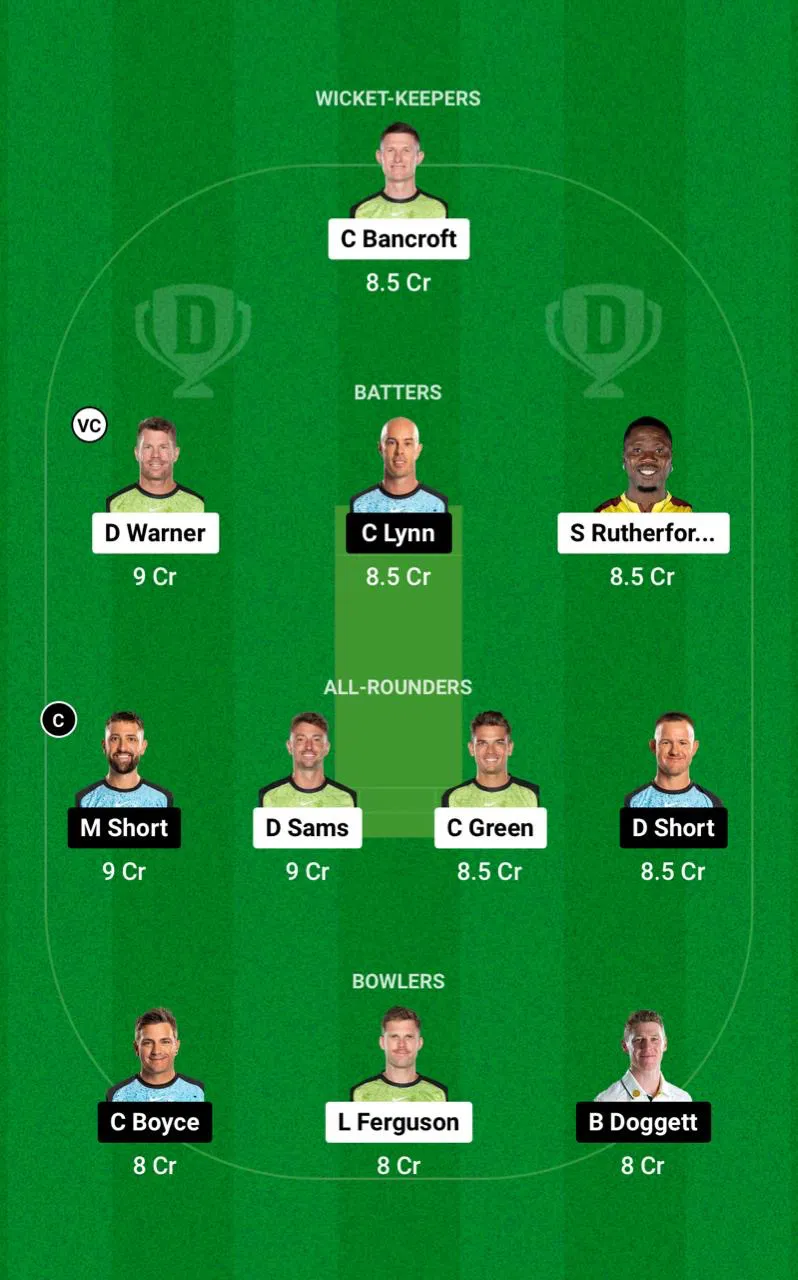 THU vs STR Dream11 Prediction
